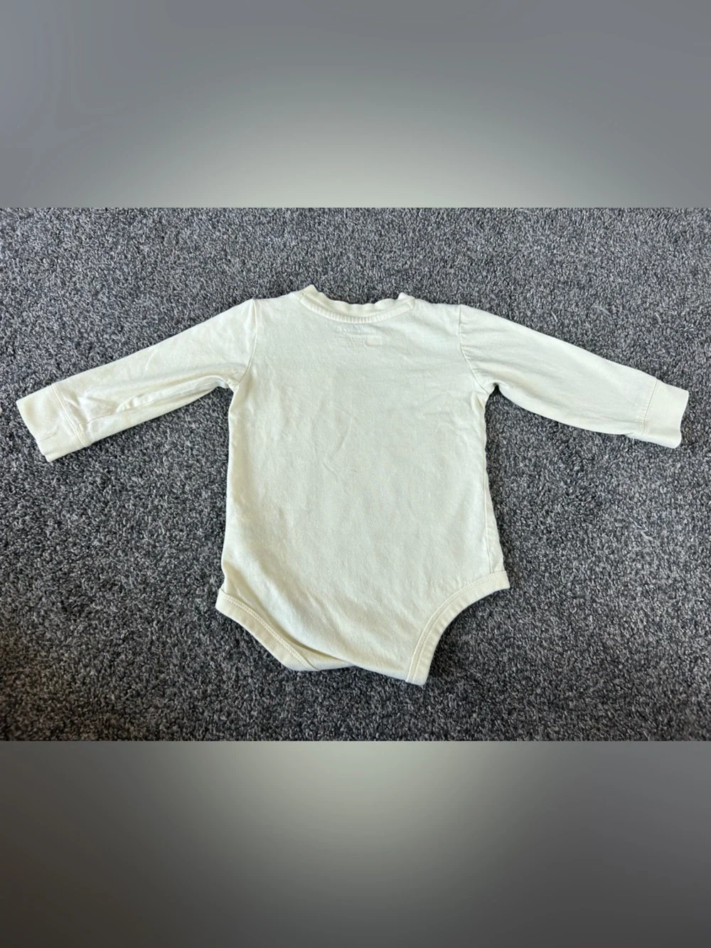 Carhartt Cream Infant Crewneck Onesie - Size 12M